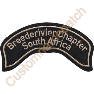 Breederivier chapter patch gold